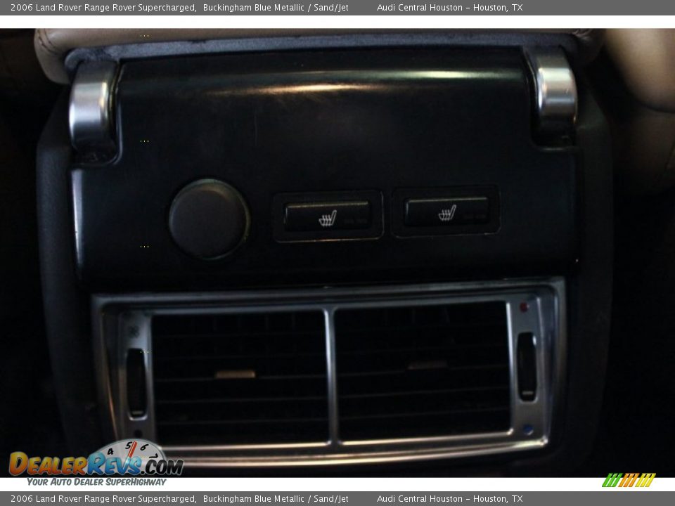 2006 Land Rover Range Rover Supercharged Buckingham Blue Metallic / Sand/Jet Photo #30