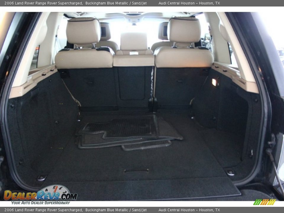 2006 Land Rover Range Rover Supercharged Buckingham Blue Metallic / Sand/Jet Photo #33