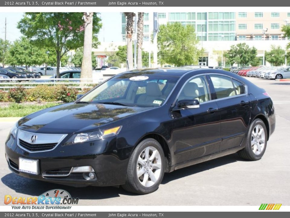 2012 Acura TL 3.5 Crystal Black Pearl / Parchment Photo #2