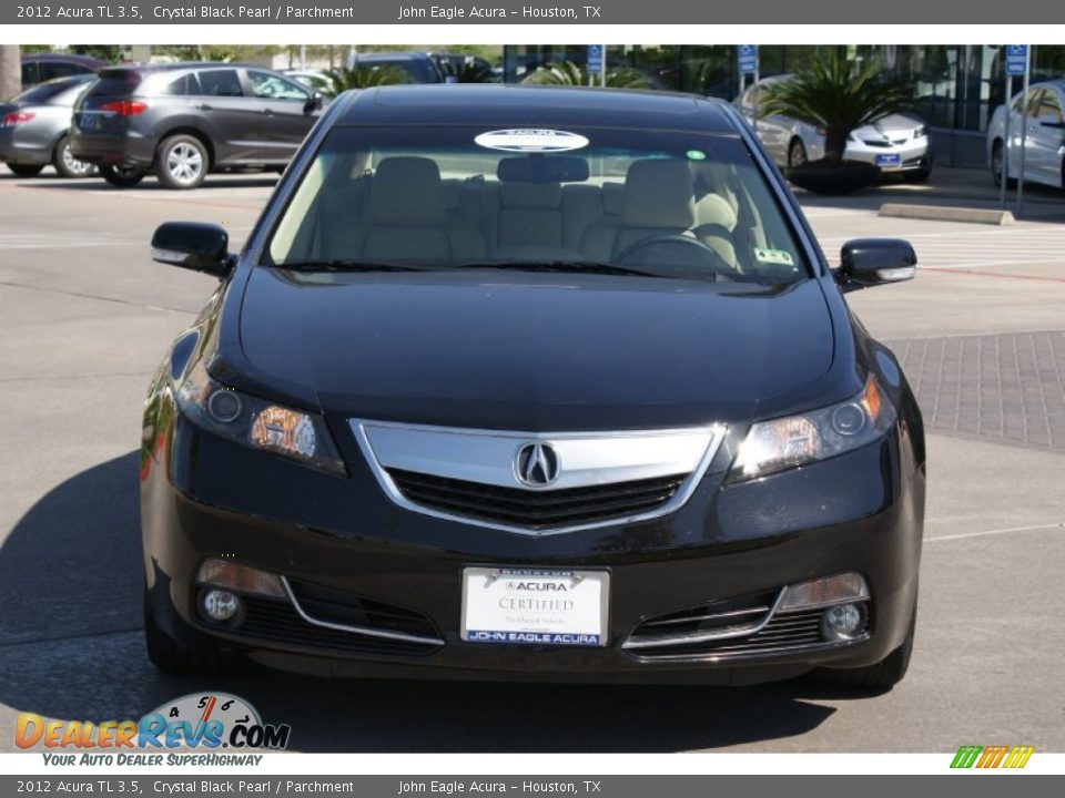 2012 Acura TL 3.5 Crystal Black Pearl / Parchment Photo #4
