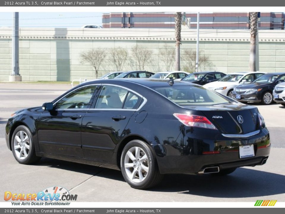 2012 Acura TL 3.5 Crystal Black Pearl / Parchment Photo #8