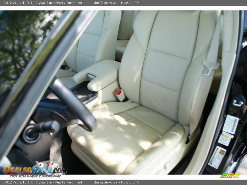 2012 Acura TL 3.5 Crystal Black Pearl / Parchment Photo #13