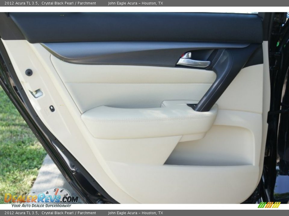 2012 Acura TL 3.5 Crystal Black Pearl / Parchment Photo #14