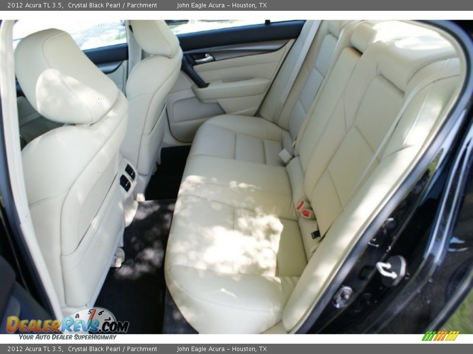 2012 Acura TL 3.5 Crystal Black Pearl / Parchment Photo #15