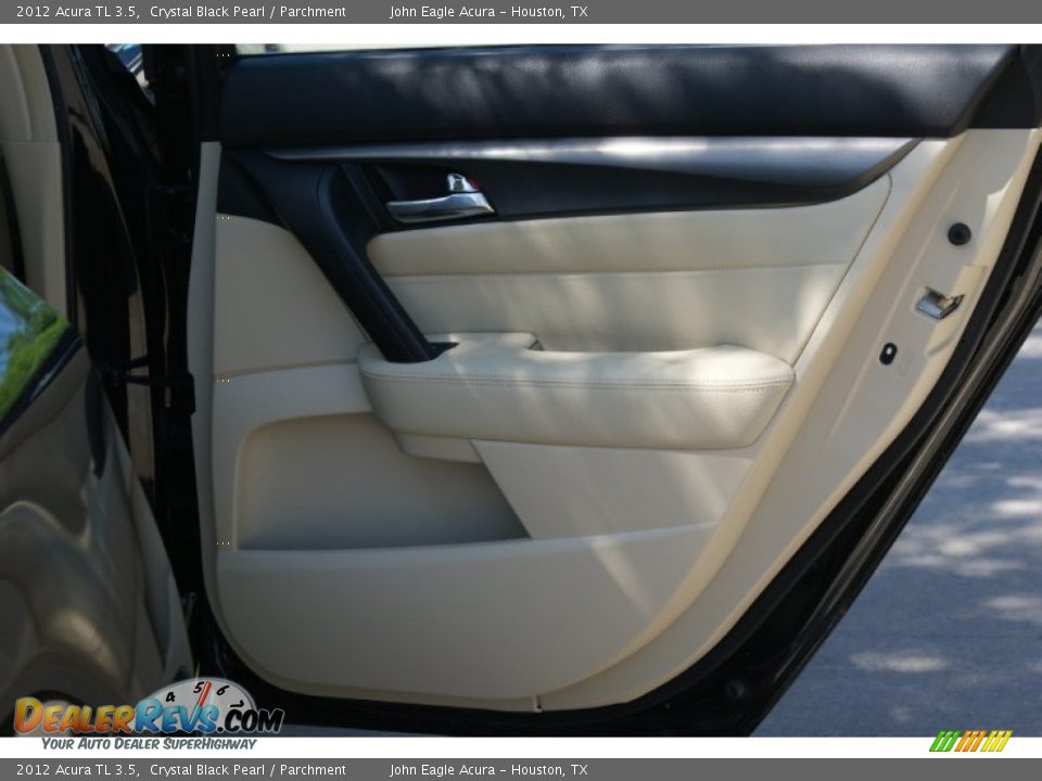 2012 Acura TL 3.5 Crystal Black Pearl / Parchment Photo #16