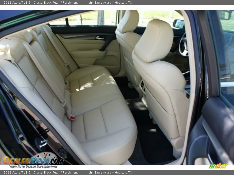 2012 Acura TL 3.5 Crystal Black Pearl / Parchment Photo #17