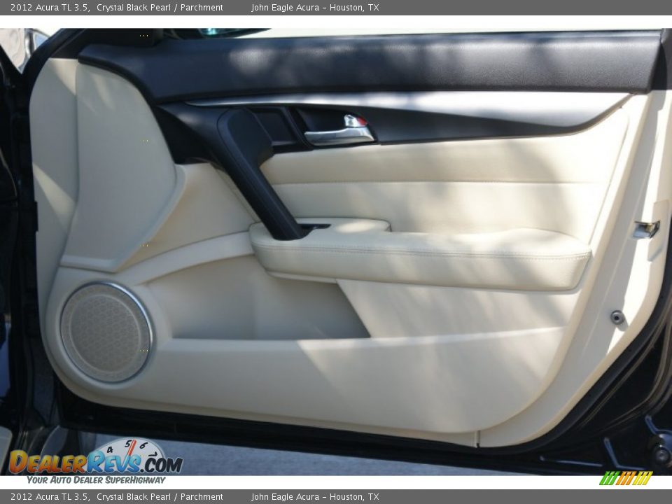 2012 Acura TL 3.5 Crystal Black Pearl / Parchment Photo #18