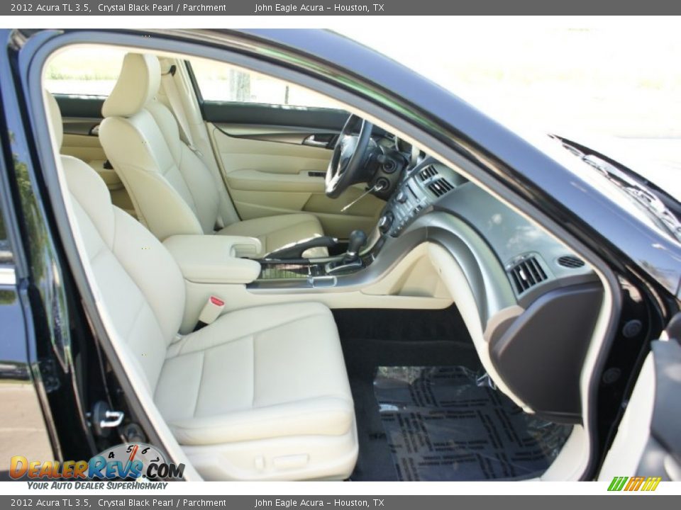 2012 Acura TL 3.5 Crystal Black Pearl / Parchment Photo #19