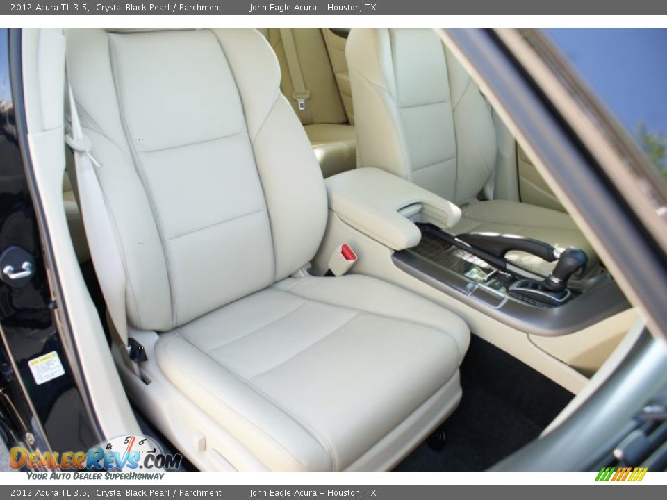 2012 Acura TL 3.5 Crystal Black Pearl / Parchment Photo #20