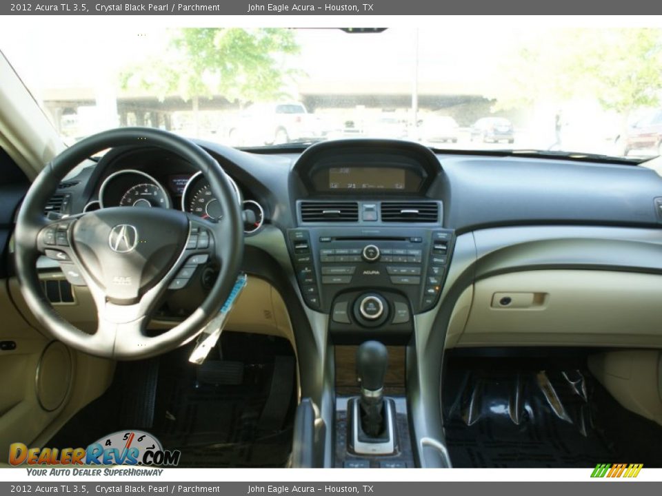 2012 Acura TL 3.5 Crystal Black Pearl / Parchment Photo #21