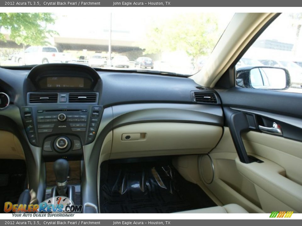 2012 Acura TL 3.5 Crystal Black Pearl / Parchment Photo #22