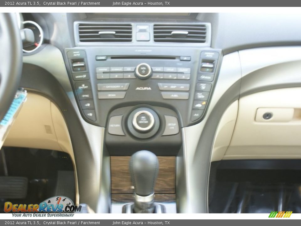 2012 Acura TL 3.5 Crystal Black Pearl / Parchment Photo #23