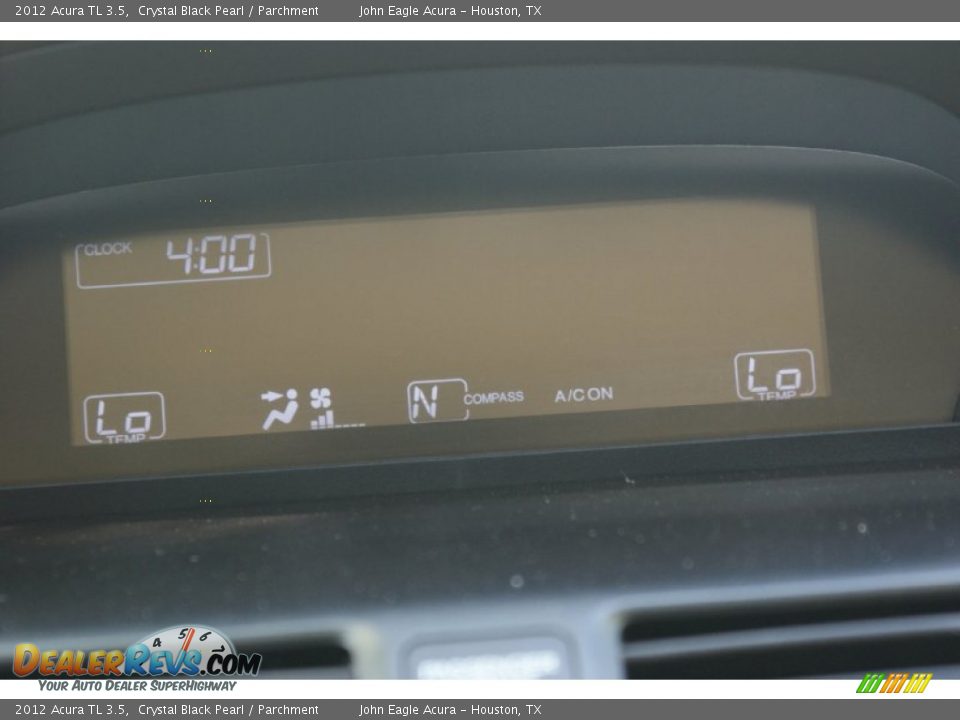 2012 Acura TL 3.5 Crystal Black Pearl / Parchment Photo #26