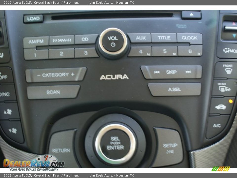 2012 Acura TL 3.5 Crystal Black Pearl / Parchment Photo #27