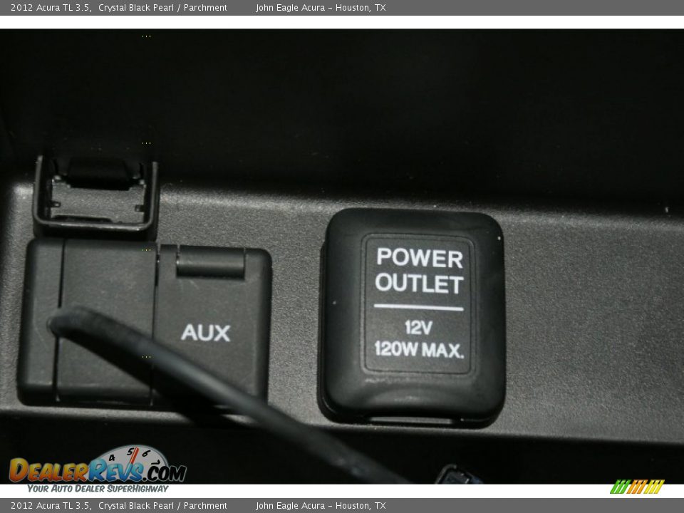 2012 Acura TL 3.5 Crystal Black Pearl / Parchment Photo #32