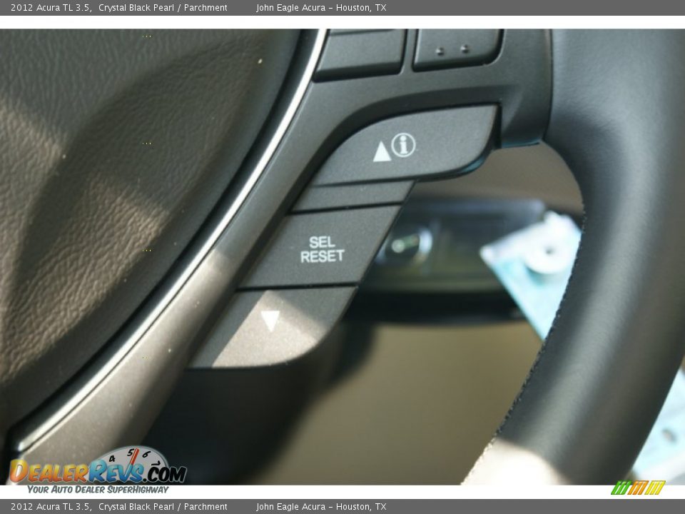 2012 Acura TL 3.5 Crystal Black Pearl / Parchment Photo #34