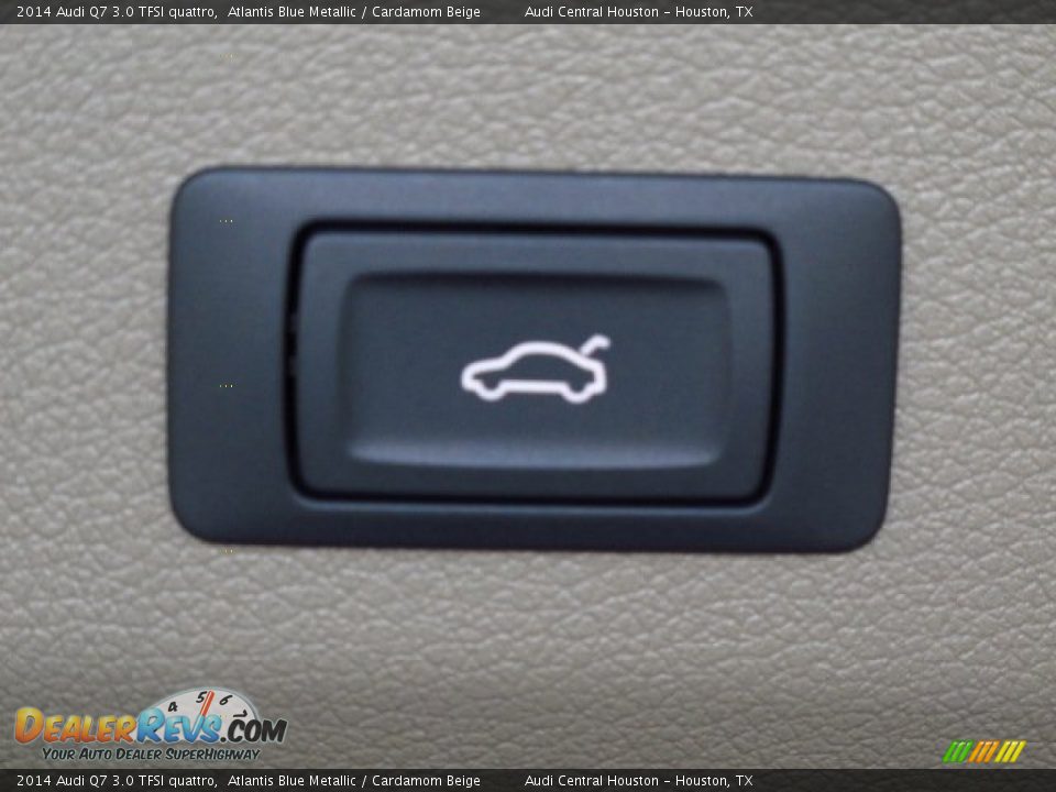 2014 Audi Q7 3.0 TFSI quattro Atlantis Blue Metallic / Cardamom Beige Photo #9