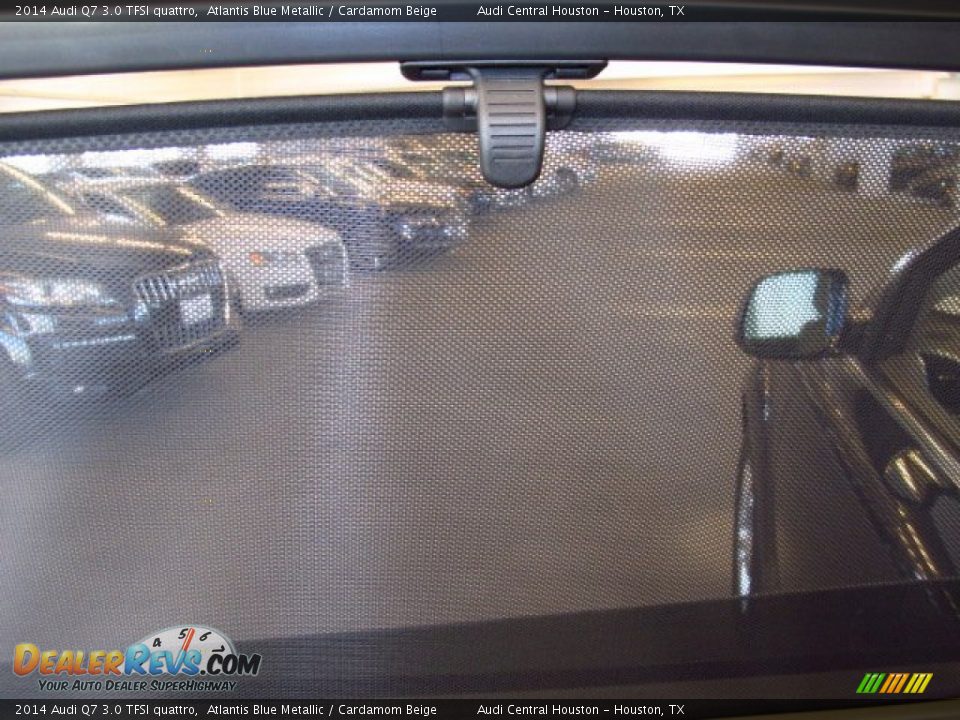 2014 Audi Q7 3.0 TFSI quattro Atlantis Blue Metallic / Cardamom Beige Photo #14