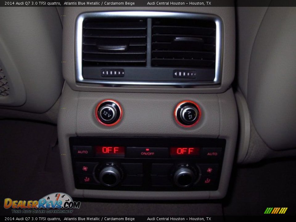 2014 Audi Q7 3.0 TFSI quattro Atlantis Blue Metallic / Cardamom Beige Photo #18