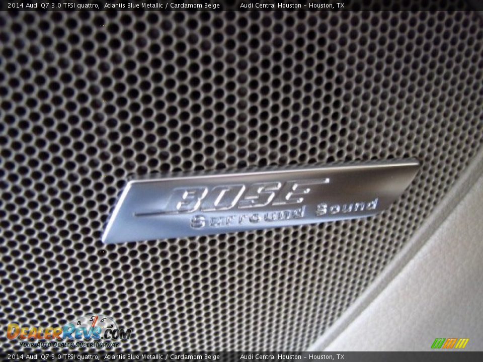 2014 Audi Q7 3.0 TFSI quattro Atlantis Blue Metallic / Cardamom Beige Photo #20