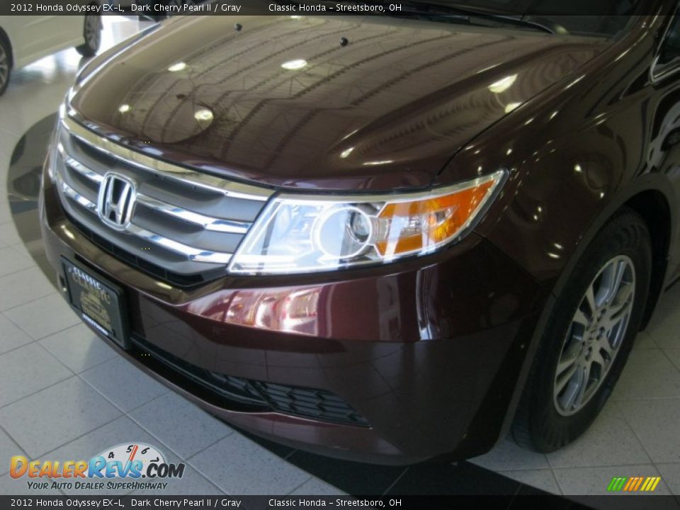 2012 Honda Odyssey EX-L Dark Cherry Pearl II / Gray Photo #5