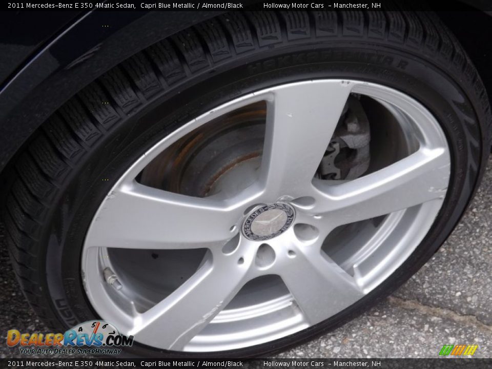 2011 Mercedes-Benz E 350 4Matic Sedan Capri Blue Metallic / Almond/Black Photo #5