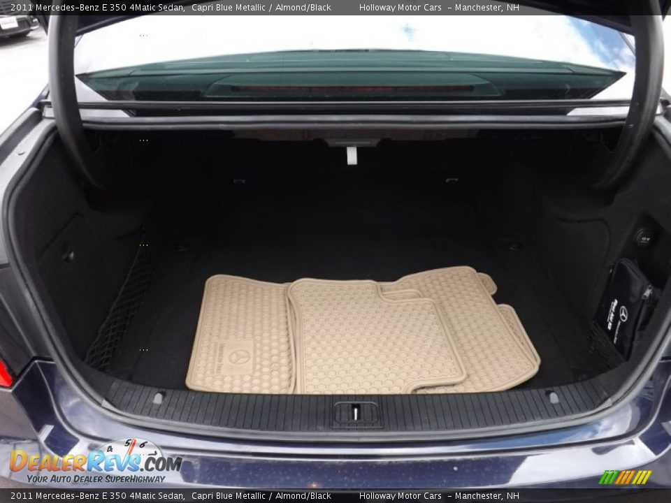 2011 Mercedes-Benz E 350 4Matic Sedan Capri Blue Metallic / Almond/Black Photo #6