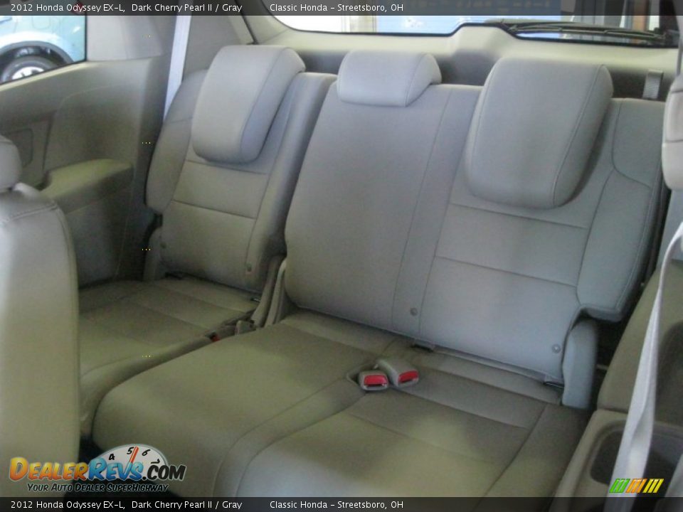 2012 Honda Odyssey EX-L Dark Cherry Pearl II / Gray Photo #19