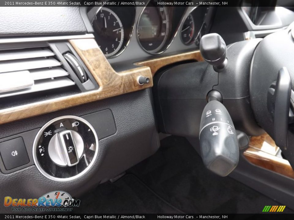 2011 Mercedes-Benz E 350 4Matic Sedan Capri Blue Metallic / Almond/Black Photo #15