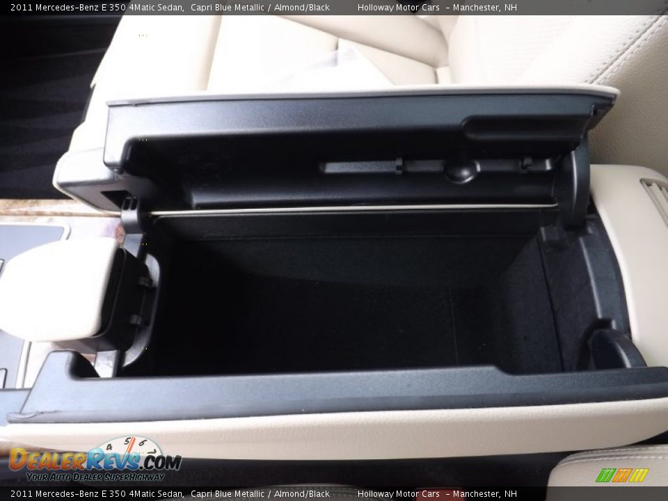 2011 Mercedes-Benz E 350 4Matic Sedan Capri Blue Metallic / Almond/Black Photo #18
