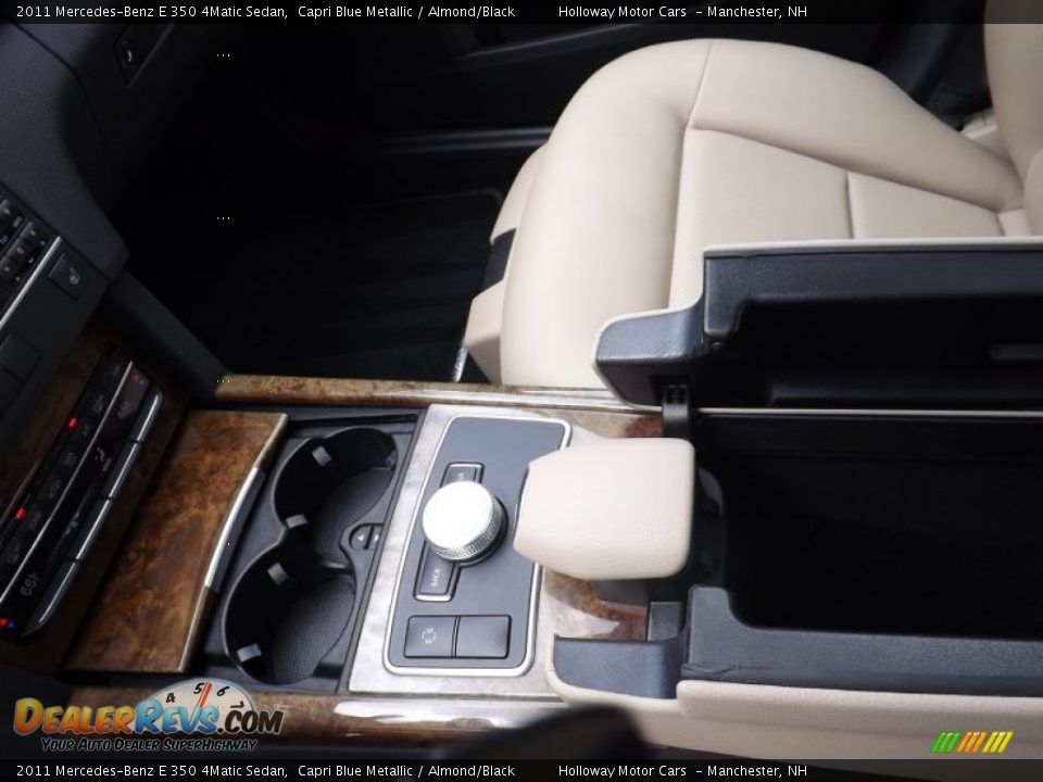 2011 Mercedes-Benz E 350 4Matic Sedan Capri Blue Metallic / Almond/Black Photo #19
