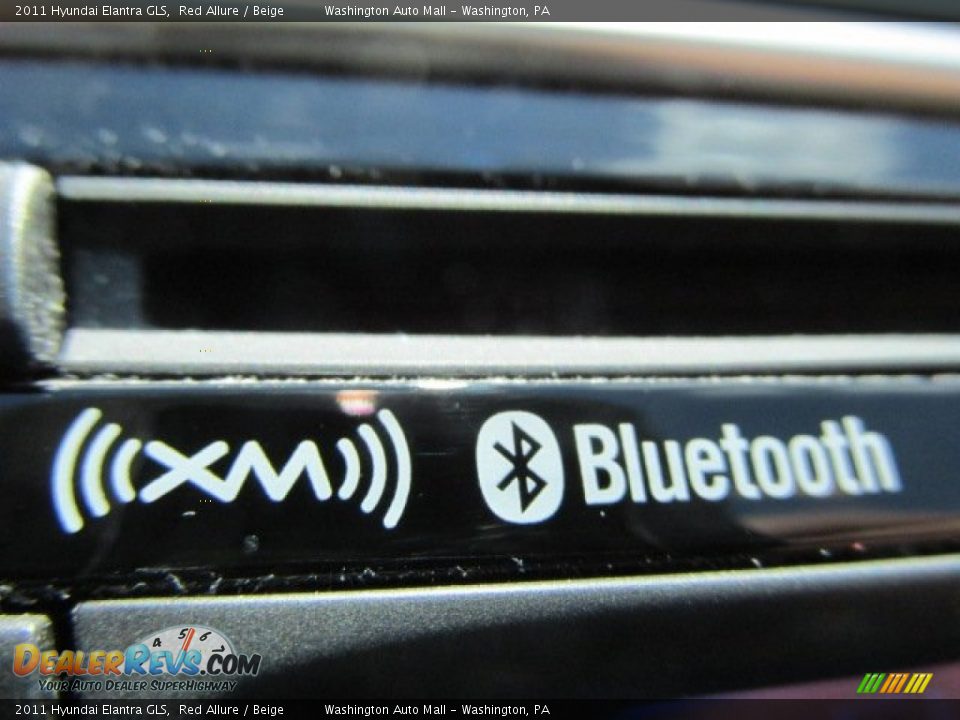 2011 Hyundai Elantra GLS Red Allure / Beige Photo #15