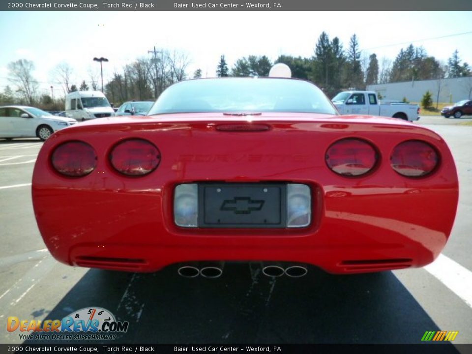 2000 Chevrolet Corvette Coupe Torch Red / Black Photo #6