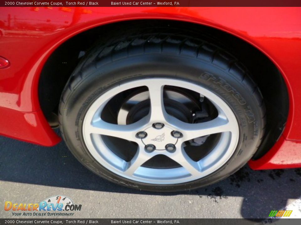 2000 Chevrolet Corvette Coupe Torch Red / Black Photo #9