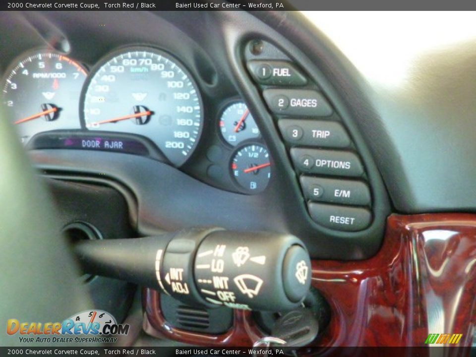 2000 Chevrolet Corvette Coupe Torch Red / Black Photo #17