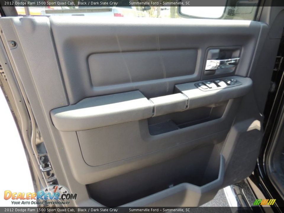2012 Dodge Ram 1500 Sport Quad Cab Black / Dark Slate Gray Photo #5