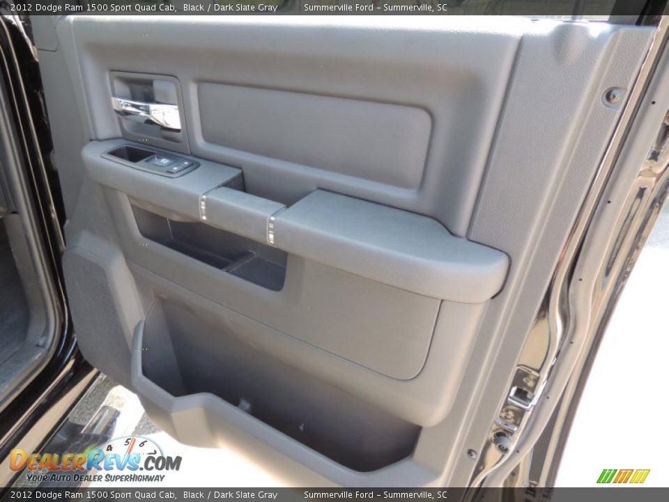 2012 Dodge Ram 1500 Sport Quad Cab Black / Dark Slate Gray Photo #9