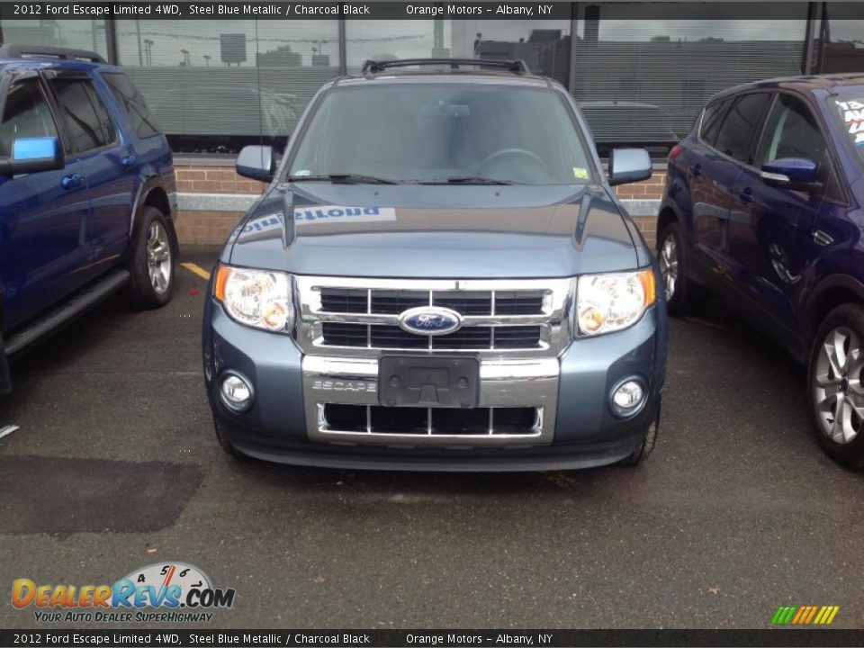 2012 Ford Escape Limited 4WD Steel Blue Metallic / Charcoal Black Photo #2