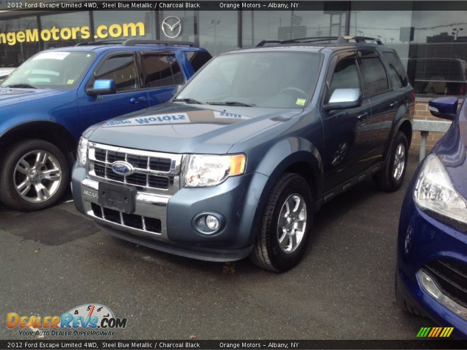 2012 Ford Escape Limited 4WD Steel Blue Metallic / Charcoal Black Photo #3