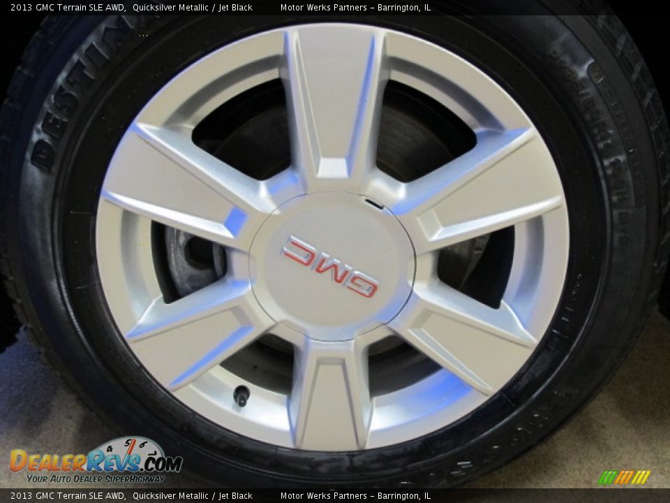 2013 GMC Terrain SLE AWD Quicksilver Metallic / Jet Black Photo #8