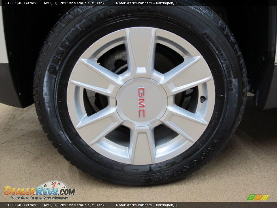 2013 GMC Terrain SLE AWD Quicksilver Metallic / Jet Black Photo #10