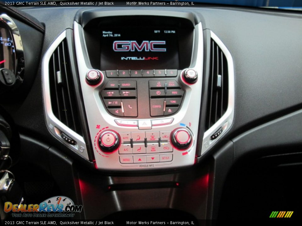2013 GMC Terrain SLE AWD Quicksilver Metallic / Jet Black Photo #21