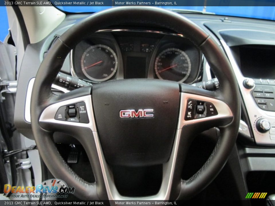 2013 GMC Terrain SLE AWD Quicksilver Metallic / Jet Black Photo #24