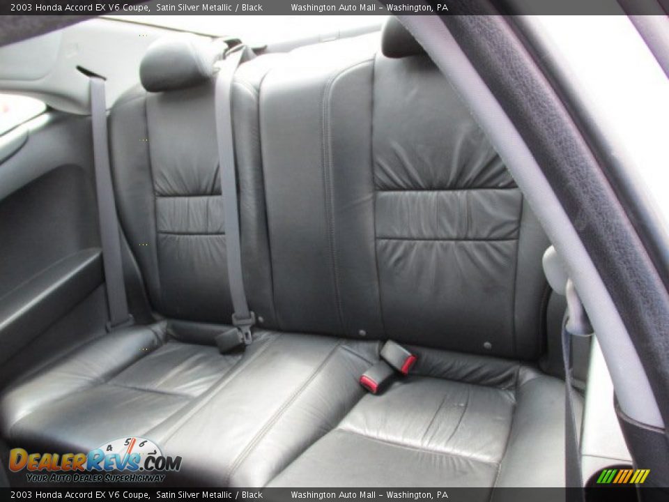 2003 Honda Accord EX V6 Coupe Satin Silver Metallic / Black Photo #13