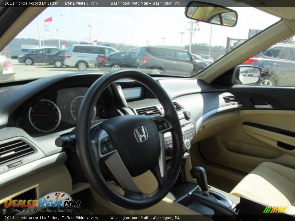 2011 Honda Accord LX Sedan Taffeta White / Ivory Photo #9