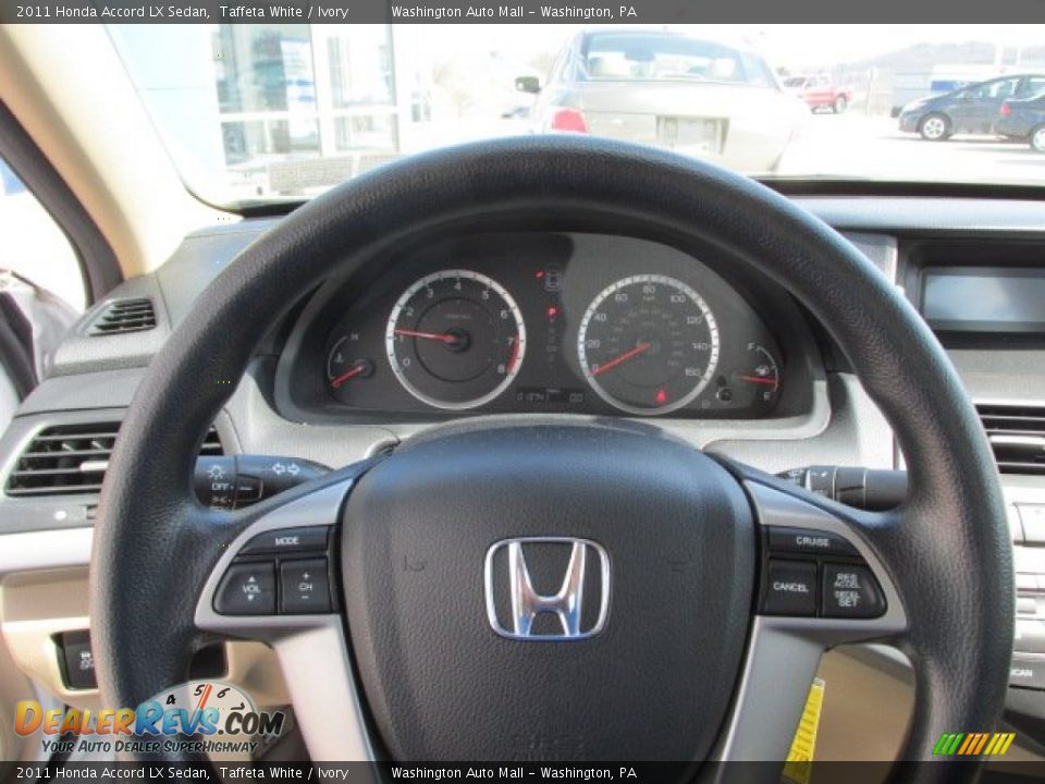 2011 Honda Accord LX Sedan Taffeta White / Ivory Photo #15