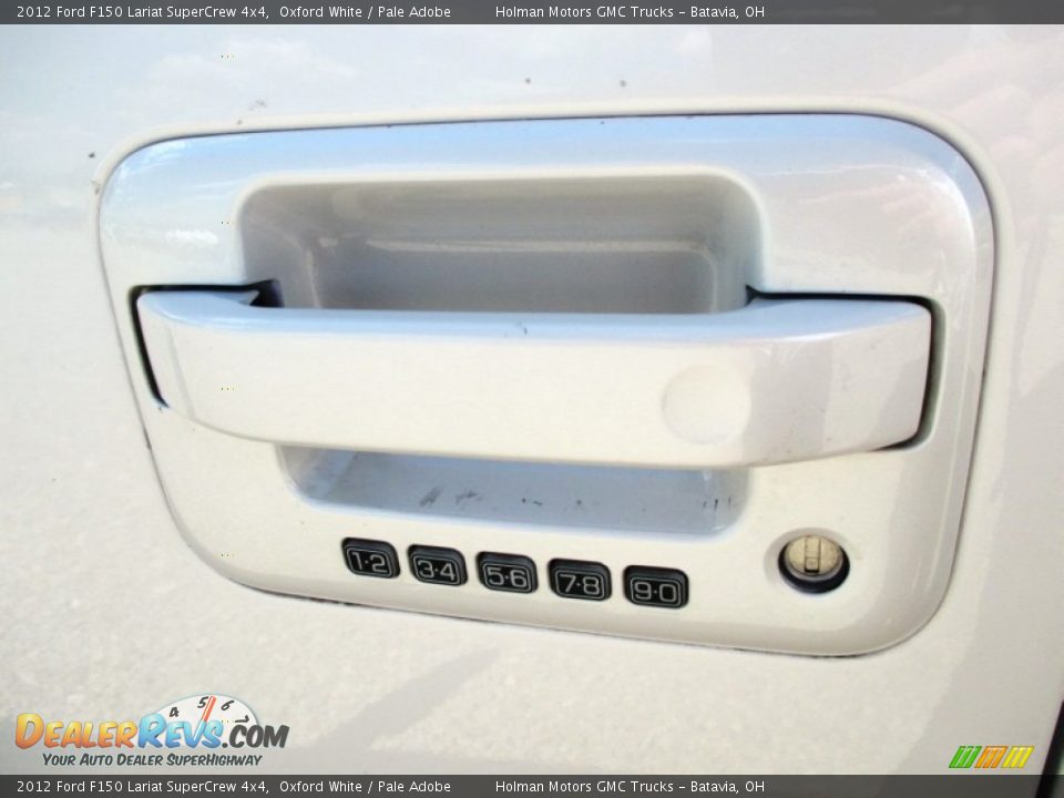 2012 Ford F150 Lariat SuperCrew 4x4 Oxford White / Pale Adobe Photo #6