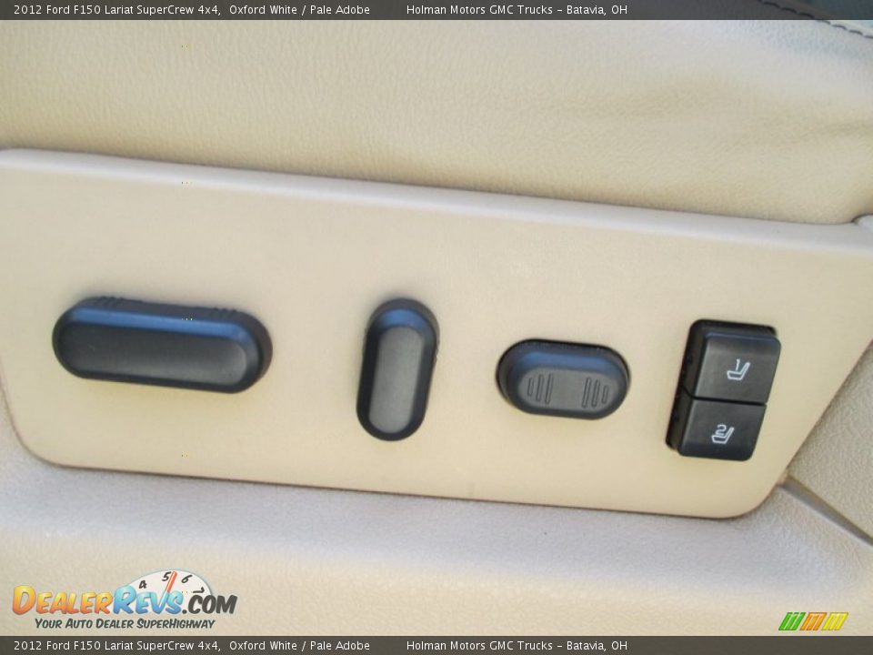 2012 Ford F150 Lariat SuperCrew 4x4 Oxford White / Pale Adobe Photo #9