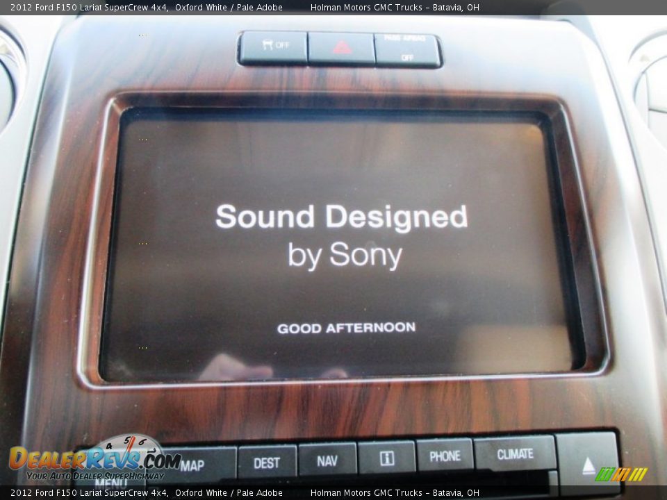2012 Ford F150 Lariat SuperCrew 4x4 Oxford White / Pale Adobe Photo #11
