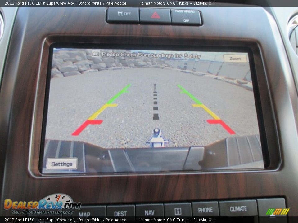2012 Ford F150 Lariat SuperCrew 4x4 Oxford White / Pale Adobe Photo #14